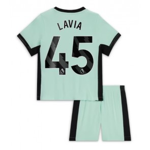 Chelsea Romeo Lavia #45 Tredje trøje Børn 2023-24 Kort ærmer (+ korte bukser)